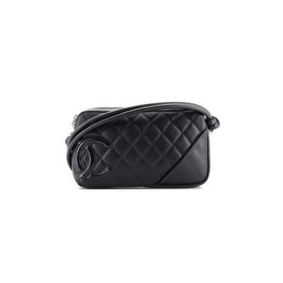 CHANEL CAMBON POCHETTE QUILTED LEATHER 11893953 (20*12*3cm)